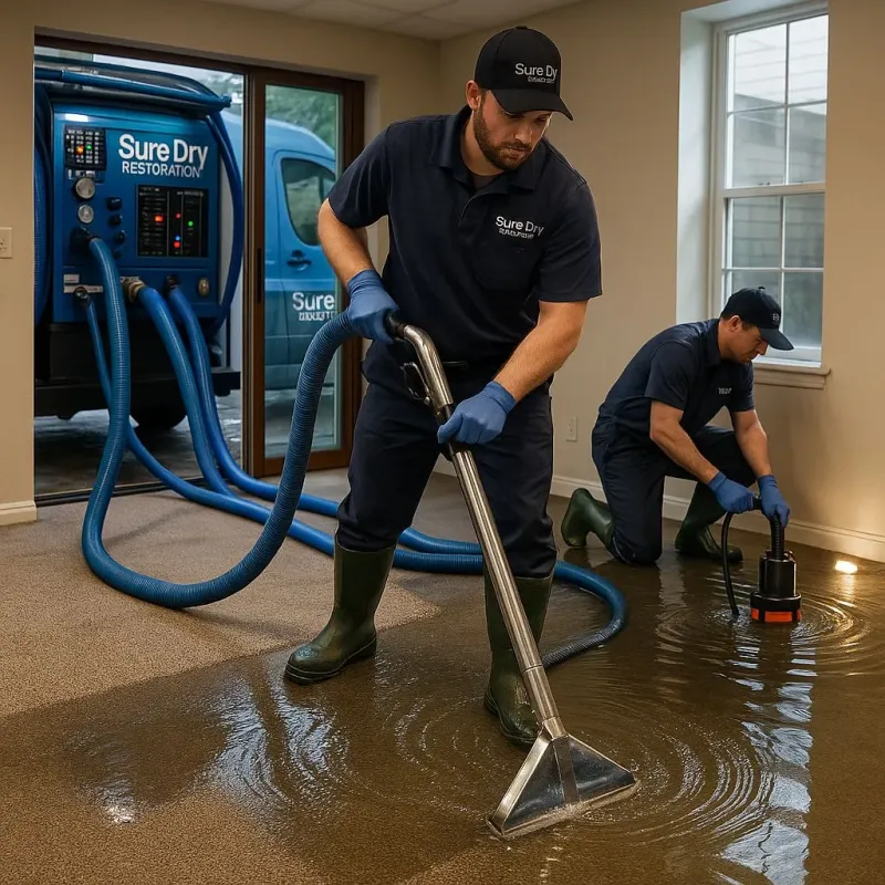Water Extraction and Removal process in Pleasanton, CA